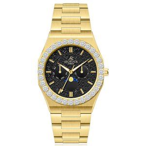 Asorock Watches Iced Diamond Bezel Transporter - Plain Straps Mens watch